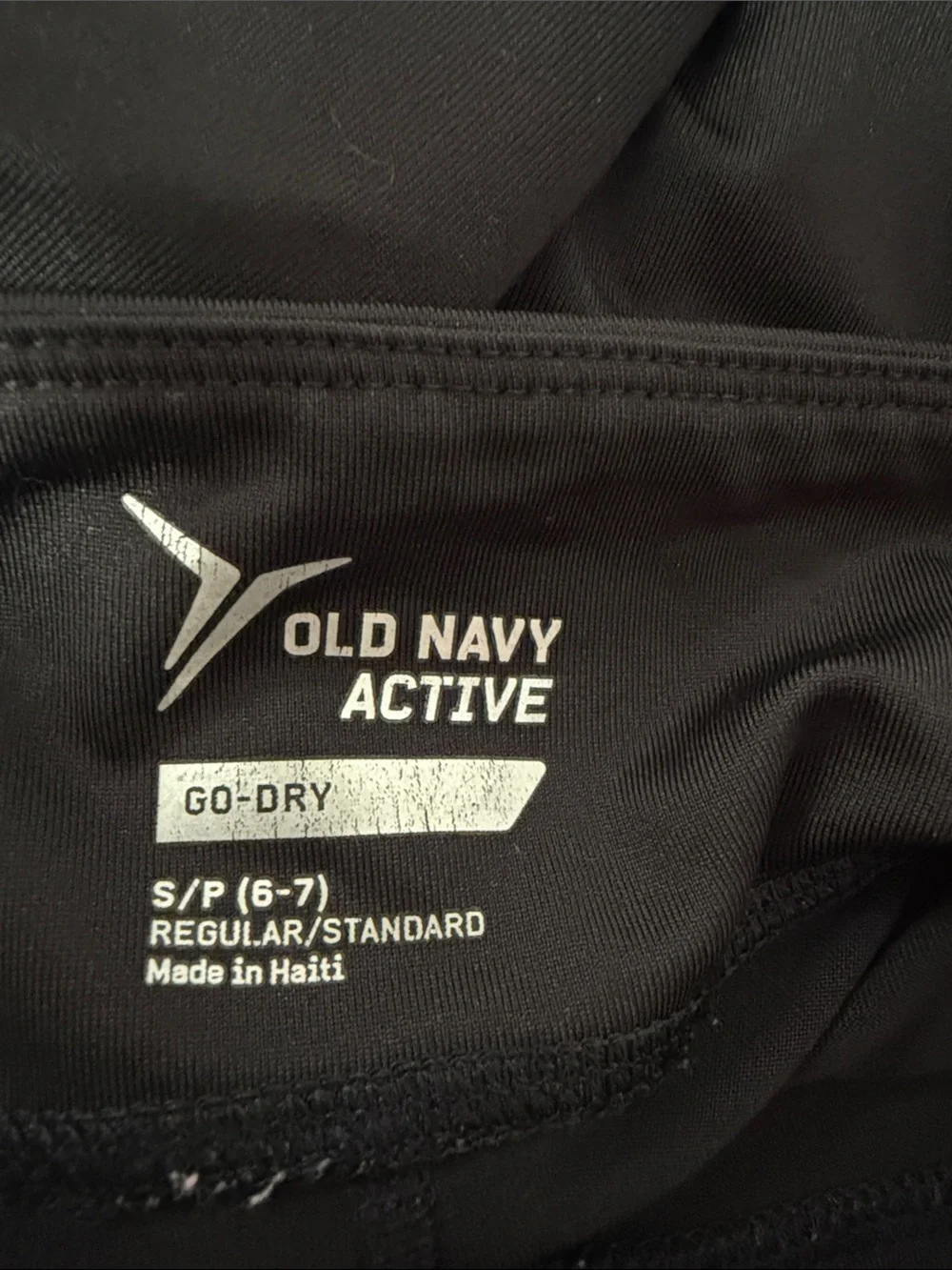 Old Navy Black Kids Performance Leggings